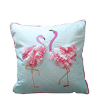 Beachside Flamingo Pillow