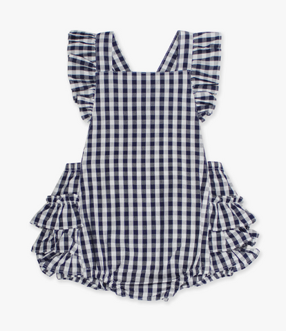 Navy Gingham Bubble