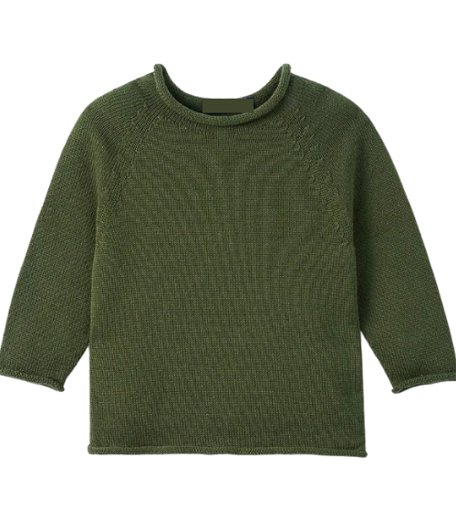 Jersey Roll Neck Sweaters for Baby - Multiple Colors