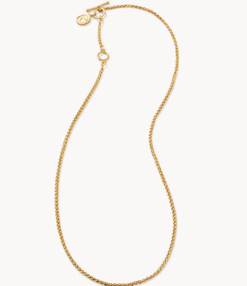 Foxtail Toggle Charm Necklace 17"-18"