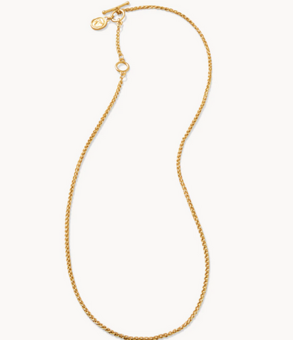 Foxtail Toggle Charm Necklace 17"-18"