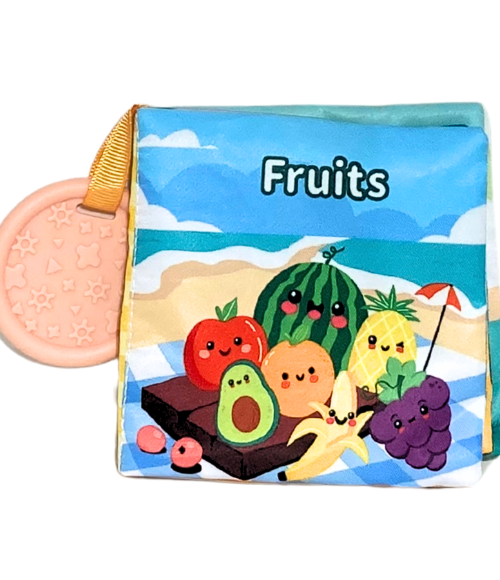 Cloth Book with Baby Teether