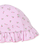 Garden Roses Pink Floppy Hat & Ruffle Bubble