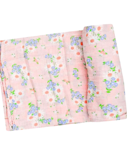 Gathering Daisies Organic Swaddle Blanket