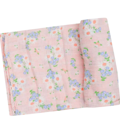 Gathering Daisies Organic Swaddle Blanket