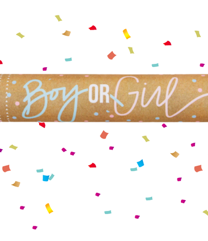 Gender Reveal Confetti Popper