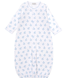 Kissy Rocking Horse Blue Converter Gown Set