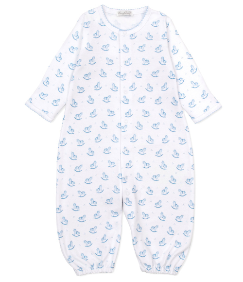 Kissy Rocking Horse Blue Converter Gown Set