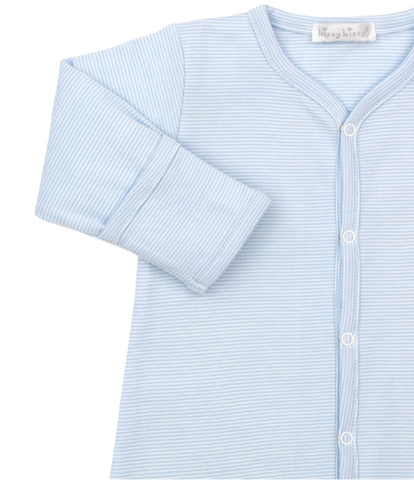 Kissy Rocking Horse Blue Stripe Converter Gown Set