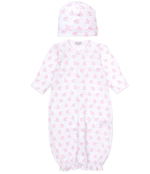 Kissy Rocking Horse Pink Converter Gown Set