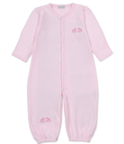 Kissy Rocking Horse Pink Stripe Converter Gown Set
