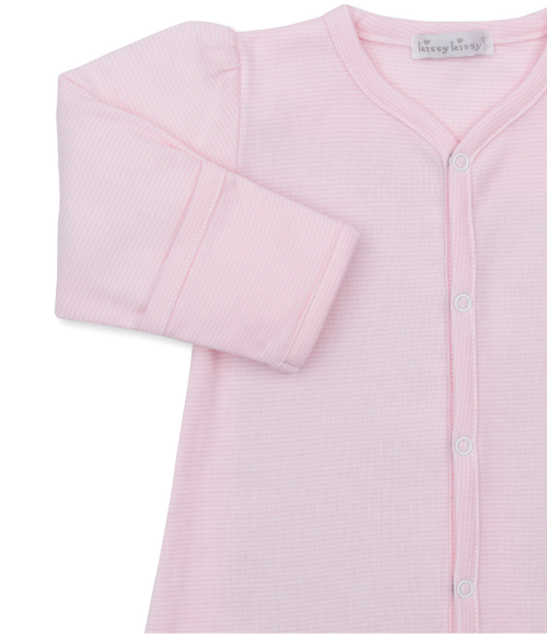 Kissy Rocking Horse Pink Stripe Converter Gown Set