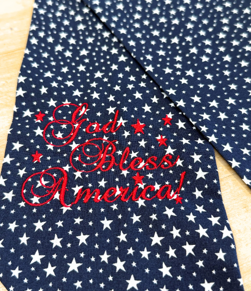 God Bless America Wreath Sashes