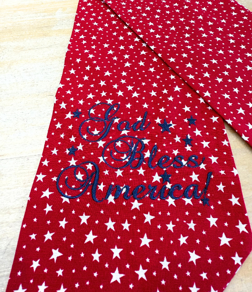 God Bless America Wreath Sashes