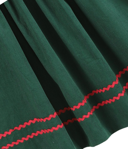 Mistletoe Smocked Bishop Dress