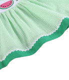 Watermelon Smocked Seersucker Dress & Bloomers