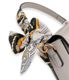 Grey Saddle Purse