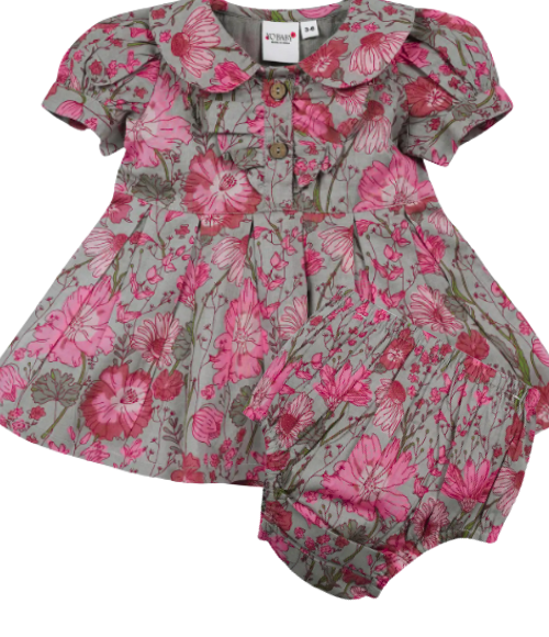 Little Grace Floral Dress & Bloomers