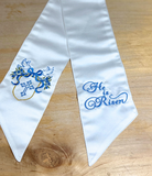 He Has Risen Satin Wreath Sash