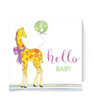 Hello Baby Giraffe Enclosure Card