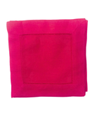 Colored Linen Cocktail Napkins, Set of 4