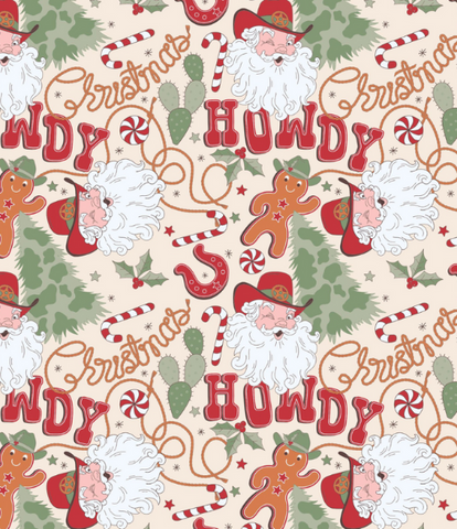 Howdy Santa Pajamas