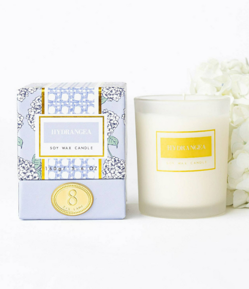 Hydrangea 5.6oz Soy Wax Candle