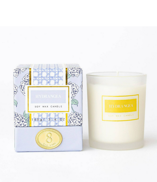 Hydrangea 5.6oz Soy Wax Candle