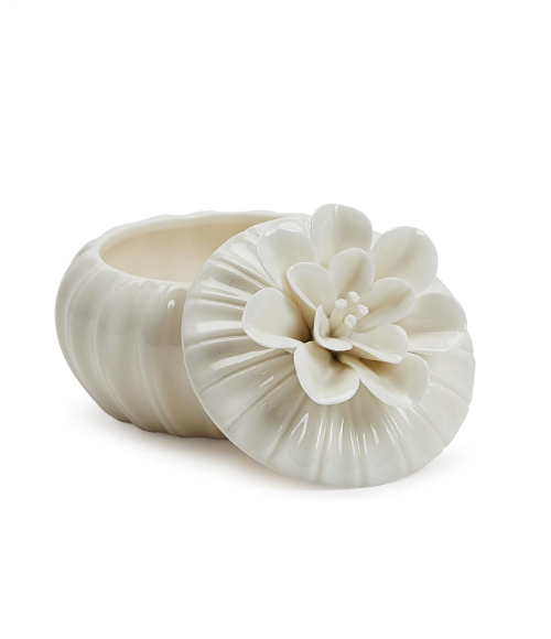 In Full Bloom Flower Trinket Box