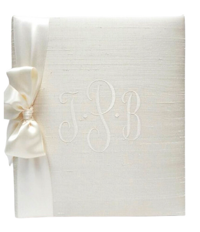 Jan Sevadjian Monogrammed Wedding Book