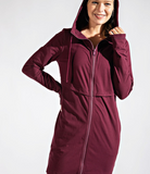 Long Hooded Active Jacket - Multiple Colors