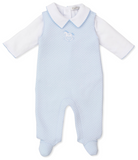 Kissy Rocking Horse Blue Jacquard Set