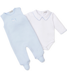 Kissy Rocking Horse Blue Jacquard Set