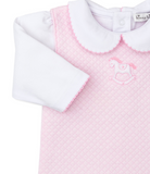 Kissy Rocking Horse Pink Jacquard Set