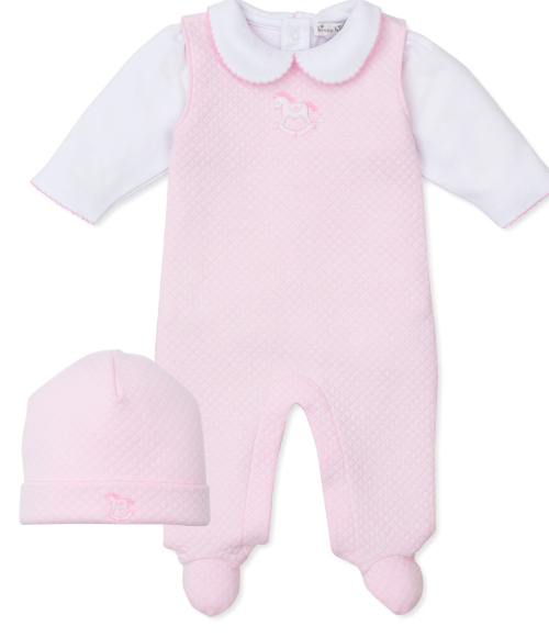 Kissy Rocking Horse Pink Jacquard Set