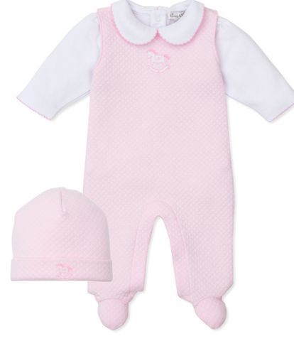 Kissy Rocking Horse Pink Jacquard Set