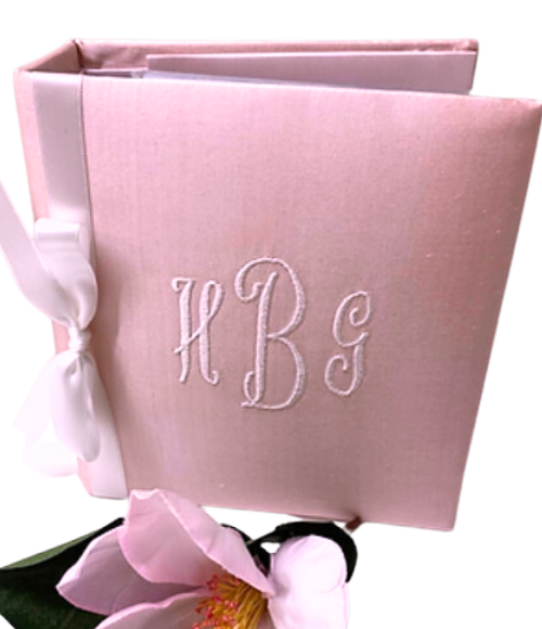 Monogrammed Baby Book