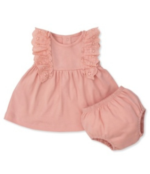 Kissy Dress & Bloomer Set - Multiple Colors