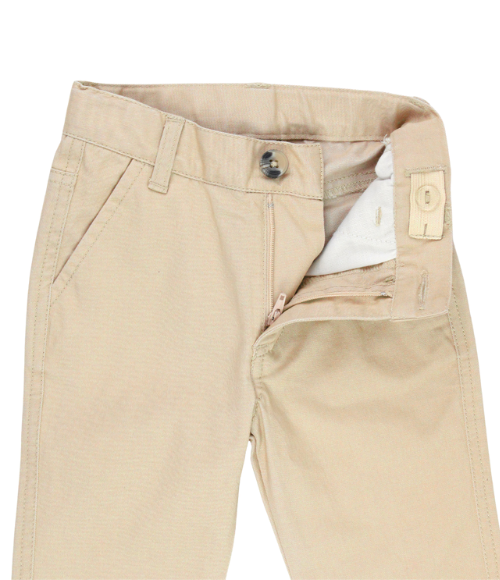 Khaki Stretch Chino Pants