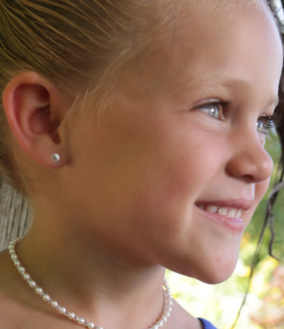 Freshwater Pearl Earrings for Baby & Kid's