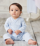 Kissy Blue Stripe Cross Tee & Pant Set