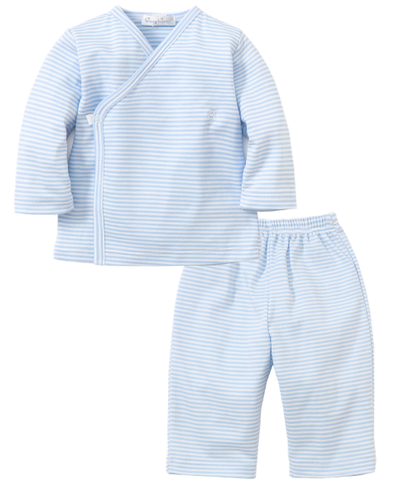 Kissy Blue Stripe Cross Tee & Pant Set