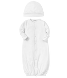 Kissy White/Silver Dots Converter Gown Set