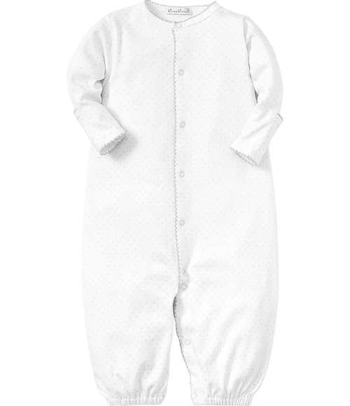 Kissy White/Silver Dots Converter Gown Set