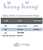 Kissy Pink Tulip Blossoms Convertible Gown & Hat Set