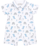 Kissy Dinosaur Delight Polo Playsuit