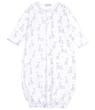 Kissy Just Giraffes Silver Converter Gown Set