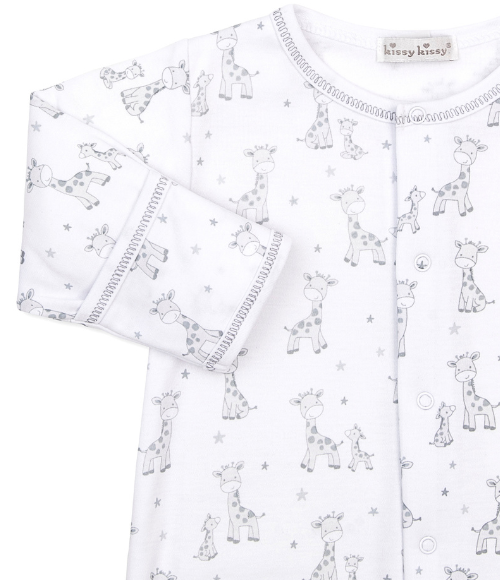 Kissy Just Giraffes Silver Converter Gown Set