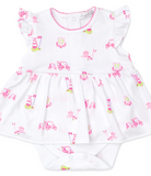Kissy Pink Hole in One Skirted Dress