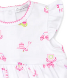 Kissy Pink Hole in One Skirted Dress